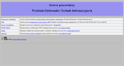 Desktop Screenshot of elektron.elka.pw.edu.pl
