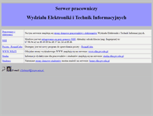 Tablet Screenshot of elektron.elka.pw.edu.pl