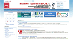 Desktop Screenshot of itc.pw.edu.pl