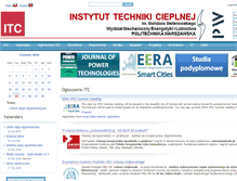 Tablet Screenshot of itc.pw.edu.pl