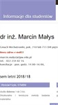 Mobile Screenshot of malys.if.pw.edu.pl