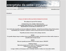 Tablet Screenshot of fundacja.itc.pw.edu.pl