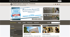Desktop Screenshot of ichip.pw.edu.pl