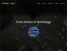 Tablet Screenshot of camac.if.pw.edu.pl