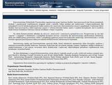 Tablet Screenshot of konwersatorium.pw.edu.pl