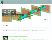 Tablet Screenshot of c-cfd.meil.pw.edu.pl