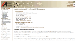 Desktop Screenshot of ia.pw.edu.pl