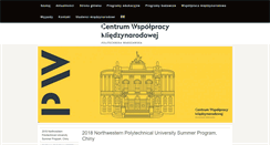 Desktop Screenshot of cwm.pw.edu.pl