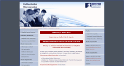 Desktop Screenshot of okno.pw.edu.pl