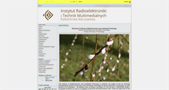 Desktop Screenshot of ire.pw.edu.pl