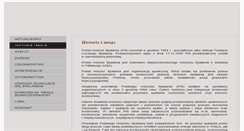 Desktop Screenshot of pis.itc.pw.edu.pl