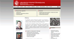 Desktop Screenshot of biomedlab.ichip.pw.edu.pl