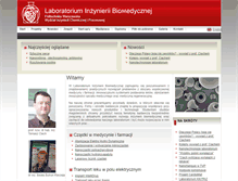 Tablet Screenshot of biomedlab.ichip.pw.edu.pl