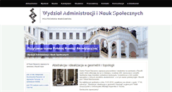 Desktop Screenshot of ans.pw.edu.pl