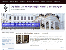 Tablet Screenshot of ans.pw.edu.pl