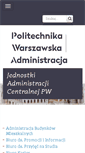 Mobile Screenshot of ca.pw.edu.pl