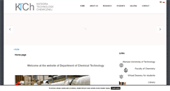 Desktop Screenshot of gan.ch.pw.edu.pl