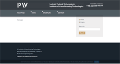 Desktop Screenshot of itw.wip.pw.edu.pl