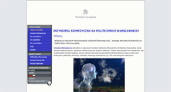 Desktop Screenshot of biomed.pw.edu.pl
