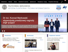 Tablet Screenshot of elka.pw.edu.pl