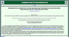 Desktop Screenshot of demmath.mini.pw.edu.pl