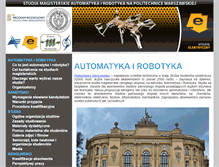 Tablet Screenshot of airmgr.elka.pw.edu.pl