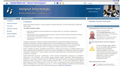Desktop Screenshot of ii.pw.edu.pl